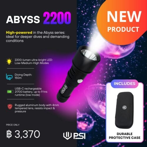 PSI Abyss 2200 Dive Light