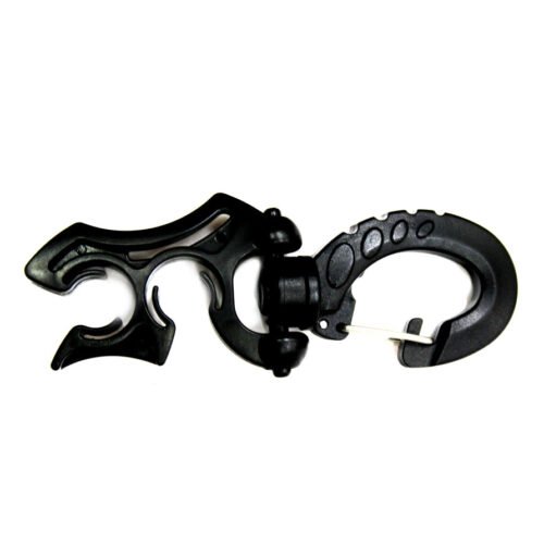 Hoseholder Double Clip Low Profile Black