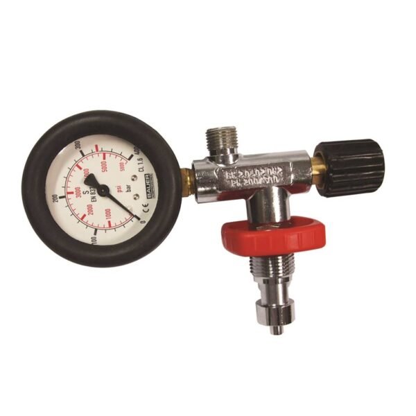Compressor Filling Valve w. Gauge