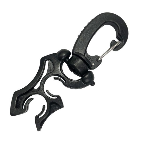 Deep Blue Ergonomic Swivel Hose Clip