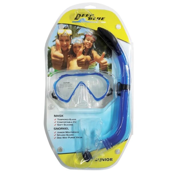 Deep-Blue-Fiji-Silicone-Junior-Snorkeling-Set-Blue-Clamshell.jpg Deep Blue Fiji Silicone Junior Snorkeling Set – product view 5