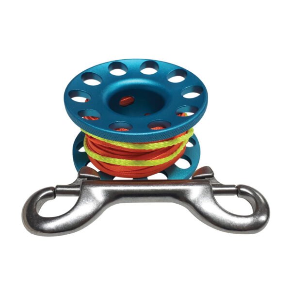 Deep Blue Finger Reel Aluminium 15m – product view 7