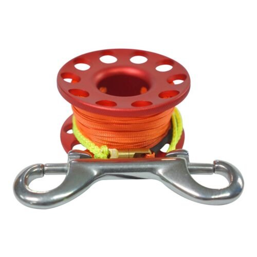 Deep-Blue-Finger-Reel-Aluminium-15m-Red.jpg Deep Blue Finger Reel Aluminium 15m