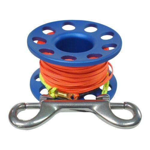 Deep-Blue-Finger-Reel-Aluminium-30m-Blue.jpg Deep Blue Finger Reel Aluminium 30m