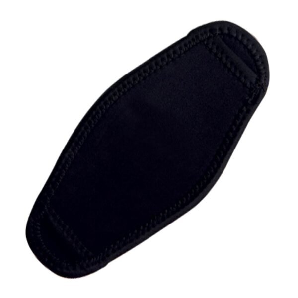 Deep-Blue-Neoprene-Strap-Black.jpg Deep Blue Mask Strap Cover – product view 3