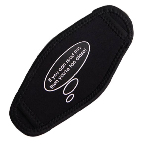 Deep Blue Mask Strap Cover w. Print