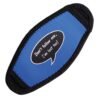 Deep Blue Mask Strap Cover w. Print – product view 3