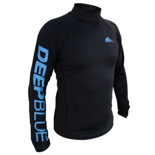 Deep-Blue-Rash-Guard-Black.jpg Deep Blue Icon Rash Guard Black
