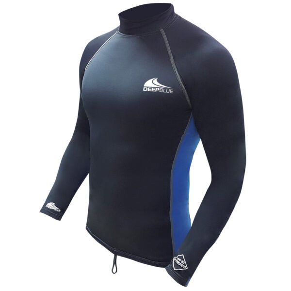 Deep Blue Icon Rash Guard – product view 3