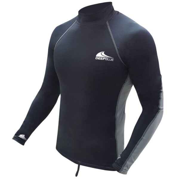 Deep Blue Icon Rash Guard – product view 2