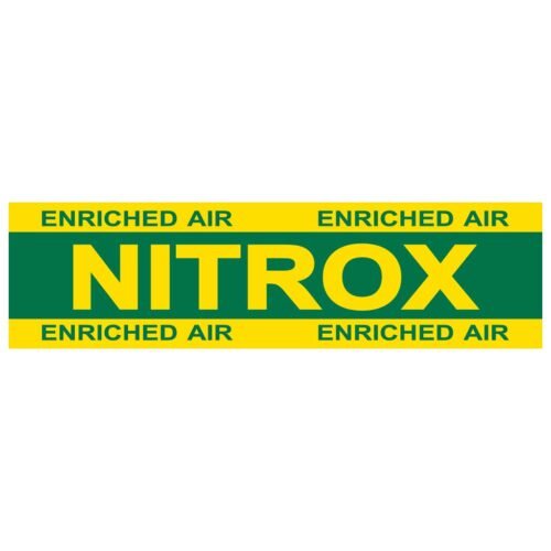 Deep Blue Tank Nitrox Sticker