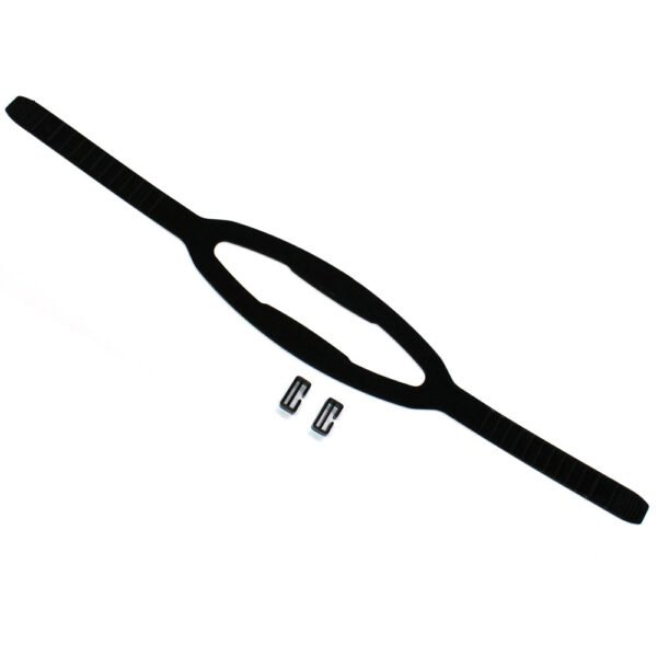 PSI Mask Strap Standard Black Silicone