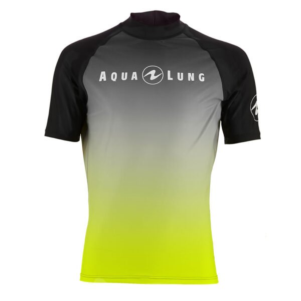 Aqualung Radience Lime Rash Guard Man Short Sleeves