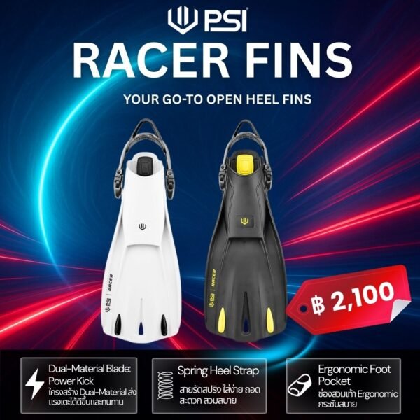 PSI Racer Open Heel Fins