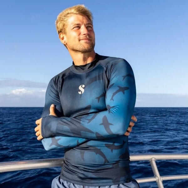 Scubapro Shark T-Flex Long Sleeve Rash Guard UPF 50 – Men – product view 4