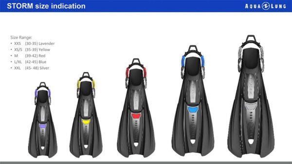 Aqualung Storm Fins XXS, XS