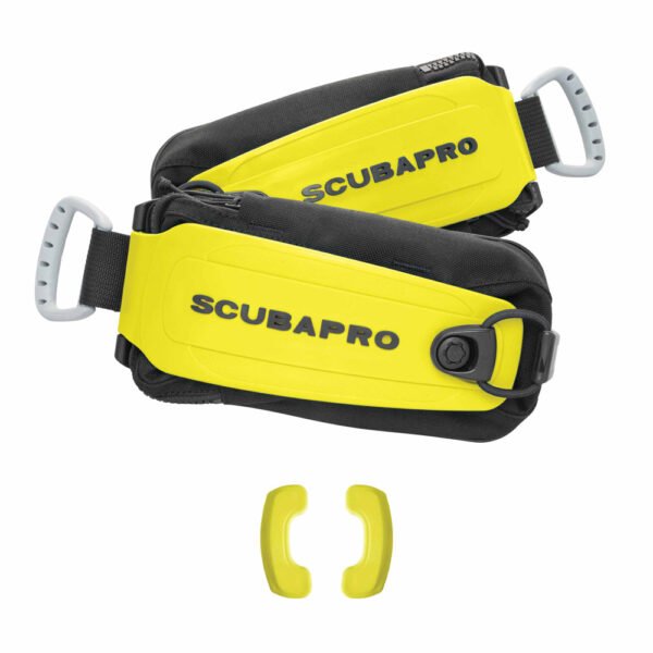 Scubapro-Monorail-Weight-Pocket-Set-for-Hydros-Pro-2-Standard-Yellow.jpg Scubapro Monorail Weight Pocket Set for Hydros Pro 2 – product view 5