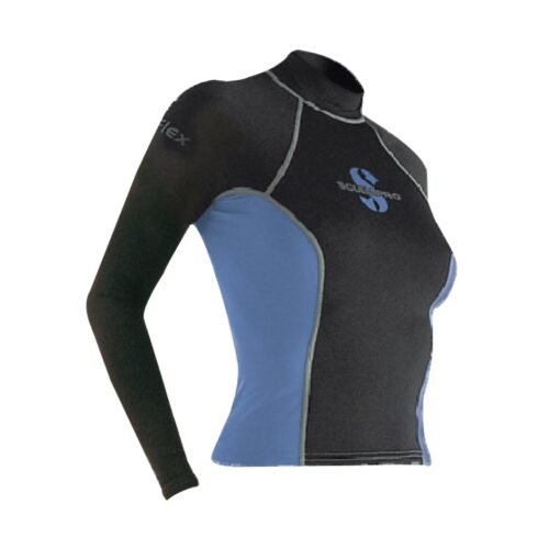 Scubapro-Rash-Guard-Black-Blue.jpg Scubapro T-Flex Long Sleeve Black/Blue