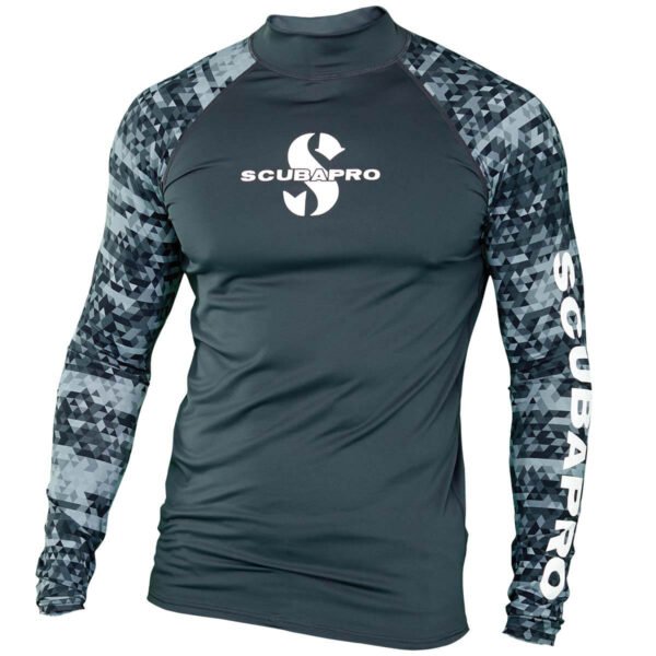 Scubapro-Rash-Guard-LS-Men-Graphite.jpg Scubapro Graphite Rash Guard UPF 50 – Men