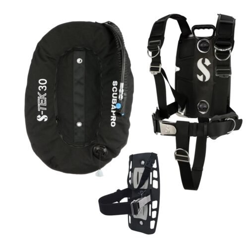 Scubapro S-Tek Pro System Packaged Sets with Stainless Steel Back Plate