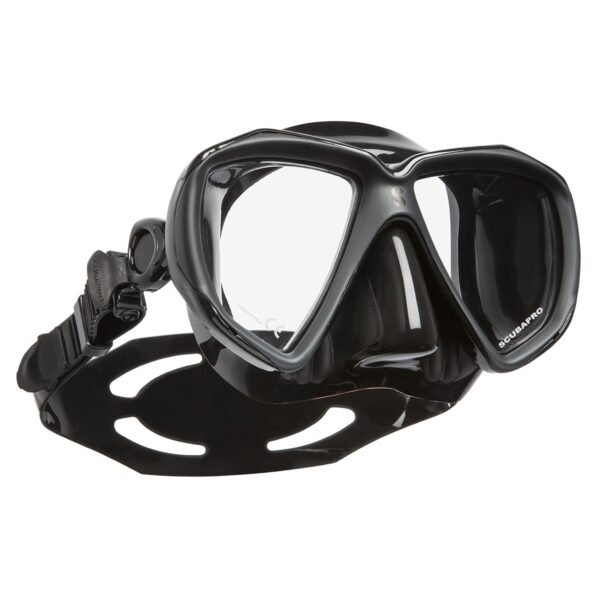 Scubapro-Spectra-Mask-Full-Balck-X24.847.100.jpg Scubapro Spectra Metallic Mask – product view 2