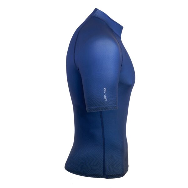 Scubapro Navy Blue T-Flex Short Sleeve Rash Guard UPF 50 – Men – product view 3